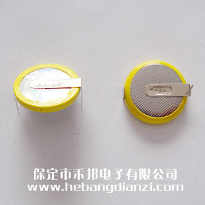 CR2032帶焊腳 臥式