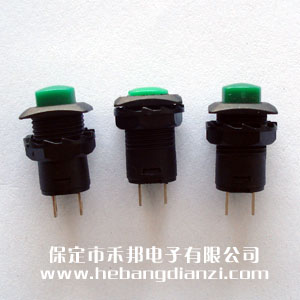 穿透式按鈕226-帶鎖 綠色