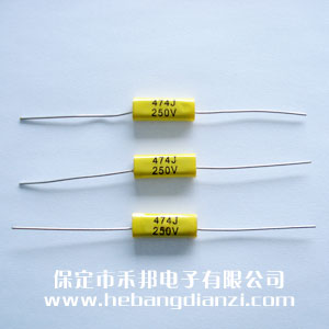 穿心電容 軸向無(wú)感電容 CBB 0.47uF