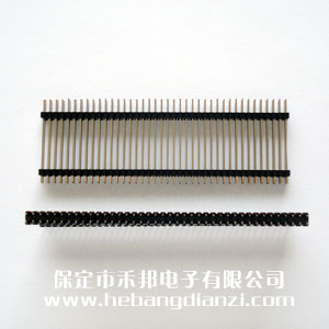 雙塑2.54雙排針 長35mm