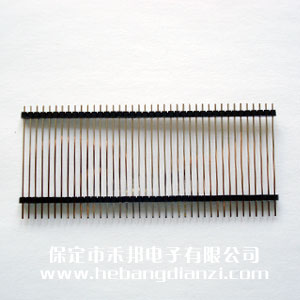 2.54單排針 長45mm 雙塑