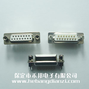 DB15直孔 帶固定柱