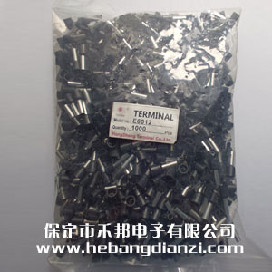 VE管型端子 E6012 內(nèi)孔徑6 黑色