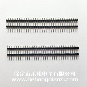 2.54單排針 長20mm 雙塑