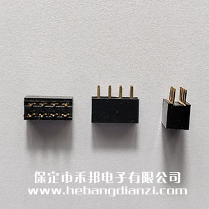 2.54雙排座2*4P 塑高5.7mm