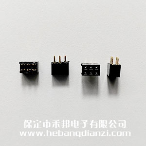 2.54雙排座2*3P 塑高5.7mm