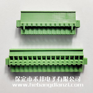 帶固定孔側(cè)接插頭 間距5.08mm B型方向相反